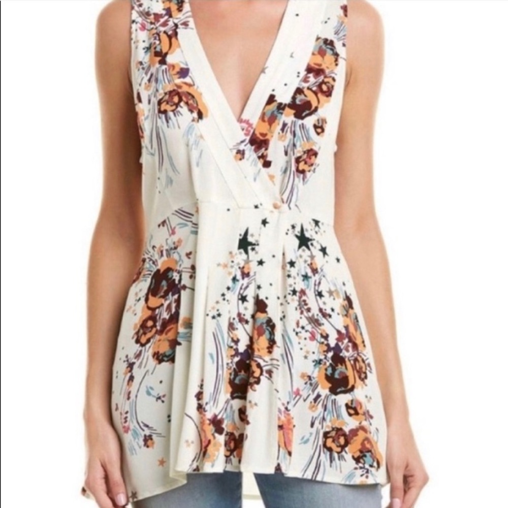 NWT Free people back to basic wrap tank tunic